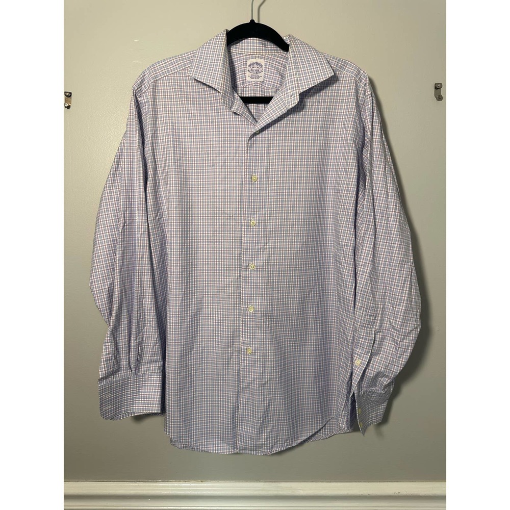 Brooks Brothers Egyptian Cotton Dress Shirt-16.5, 35